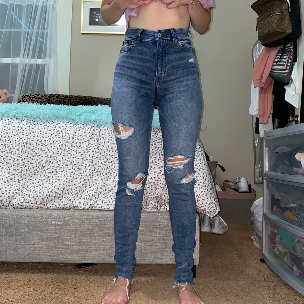 American Eagle ultra Hi rise jeggings 🤍